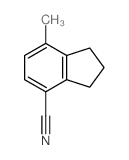 1H-Indene-4-carbonitrile,2,3-dihydro-7-methyl-结构式