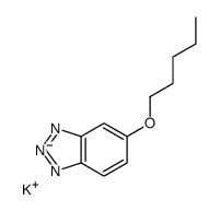 potassium,5-pentoxybenzotriazol-1-ide结构式