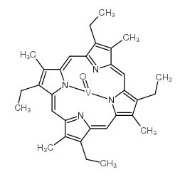 Vanadium(IV) etioporphyrin III oxide Structure