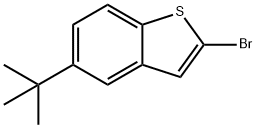 2-溴5-叔丁基苯并噻吩结构式
