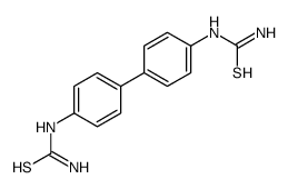 p,p'-Biphenylene-bis-1,1'-(2-thiourea)结构式