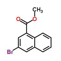3-溴-1-萘甲酸甲酯结构式