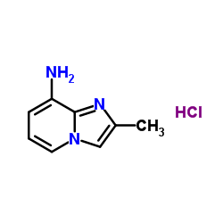 2-甲基咪唑并[1,2-a]吡啶-8-胺盐酸盐结构式