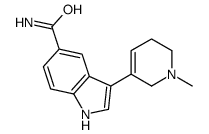 3-(1-Methyl-1,2,5,6-tetrahydro-3-pyridinyl)-1H-indole-5-carboxami de Structure