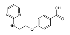 4-[2-(2-嘧啶氨基)乙氧基]苯甲酸结构式