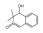 3,3-dimethyl-2-oxido-4H-isoquinolin-4-ol结构式