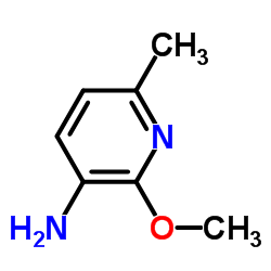 6-甲基-2-甲氧基-3-氨基吡啶结构式
