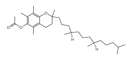 dl-α-tocopheryl acetate Structure