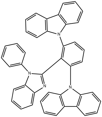 9,9'-(2-(1-苯基-1H-苯并[d]咪唑-2-基)-1,3-亚苯基)双(9H-咔唑)图片