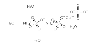 硫酸铈铵四水合物图片