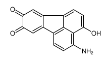 3-amino-4-hydroxyfluoranthene-8,9-dione结构式