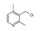 3-(氯甲基)-2,4-二甲基吡啶结构式