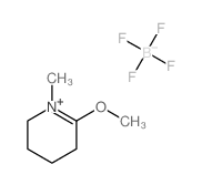 6-methoxy-1-methyl-2,3,4,5-tetrahydropyridin-1-ium,tetrafluoroborate结构式