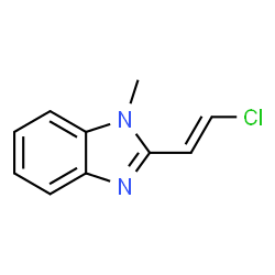 1H-Benzimidazole,2-(2-chloroethenyl)-1-methyl-(9CI)结构式
