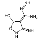 1,2,5-Oxadiazole-3-carboximidic acid,4-amino-,hydrazide,2-oxide结构式
