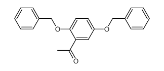 2,5-二苄氧基苯乙酮结构式