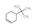 Cyclohexene,4-(1,1-dimethylethyl)- Structure