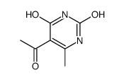 5-乙酰基-6-甲基嘧啶-2,4(1H,3H)-二酮结构式