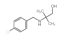1-Propanol,2-[[(4-chlorophenyl)methyl]amino]-2-methyl-结构式