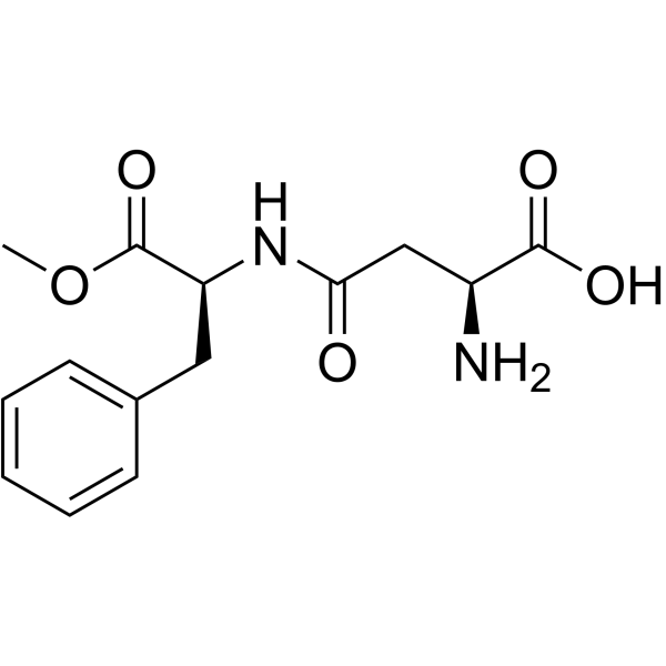 β-天冬氨酰-苯丙氨酸甲基酯结构式