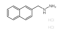 1-((萘-6-基)甲基)肼 双盐酸盐结构式