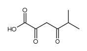 5-methyl-2,4-dioxo-hexanoic acid Structure