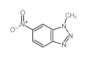 1H-Benzotriazole,1-methyl-6-nitro- Structure