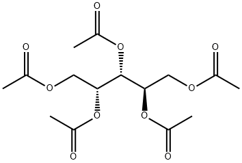 Arabinitol pentaacetate Structure