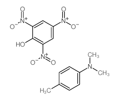 N,N,4-trimethylaniline; 2,4,6-trinitrophenol结构式