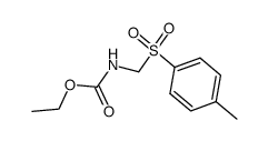 n-[(4-甲基苯磺酰基)甲基]氨基甲酸乙酯结构式