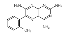 2,4,7-Pteridinetriamine,6-(2-methylphenyl)- structure