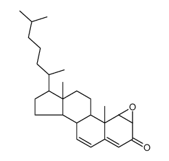 1alpha,2alpha-Epoxycholesta-4,6-dien-3-one结构式
