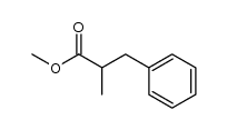 rac-methyl 3-(4-aminophenyl)-2-methylpropanoate结构式