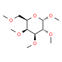 1-O,2-O,3-O,4-O,6-O-Pentamethyl-α-D-galactopyranose结构式