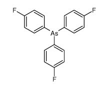 tris(4-fluorophenyl)arsane Structure