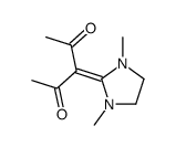 3-(1,3-dimethylimidazolidin-2-ylidene)pentane-2,4-dione结构式