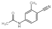 4-乙酰氨基-2-甲基苯甲氰结构式