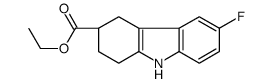 6-氟-2,3,4,9-四氢-1H-咔唑-3-羧酸乙酯结构式