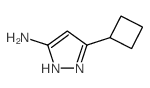 3-cyclobutyl-1H-pyrazol-5-amine Structure