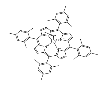 (5,10,15,20-tetra(2,4,6-trimethylphenyl)porphyrinato)rhodium(III) ethyl结构式