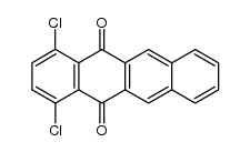 1,4-dichloro-5,12-naphthacenequinone结构式