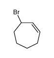 3-bromocycloheptene结构式