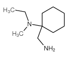 N-[1-(氨基甲基)环己基]-N-乙基-N-甲基胺结构式