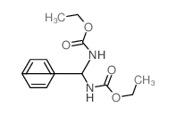 Carbamic acid, N,N'-(phenylmethylene)bis-, C,C'-diethyl ester Structure