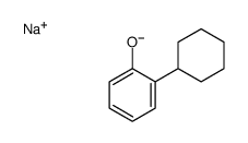 sodium 2-cyclohexylphenolate结构式