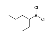 (3-hexyl)dichloroborane Structure