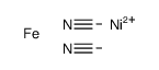 iron,nickel(2+),dicyanide Structure