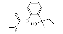 N-Methylcarbaminsaeure-o-(1-hydroxy-1-methylpropyl)-phenylester Structure