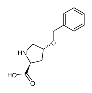 (2S,4R)-4-(benzyloxy)pyrrolidine-2-carboxylic acid Structure