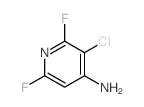 3-氯-2,6-二氟-4-吡啶胺结构式